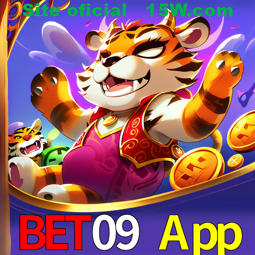 Imagem promocional da Bet09 App mostrando a plataforma e suas vantagens